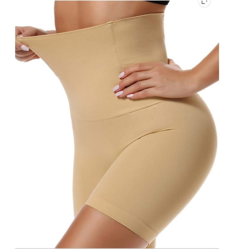 NWT ~ Shapewear High Waist Tummy Control Shorts Body Shaper Thigh Slimmer LARGE
